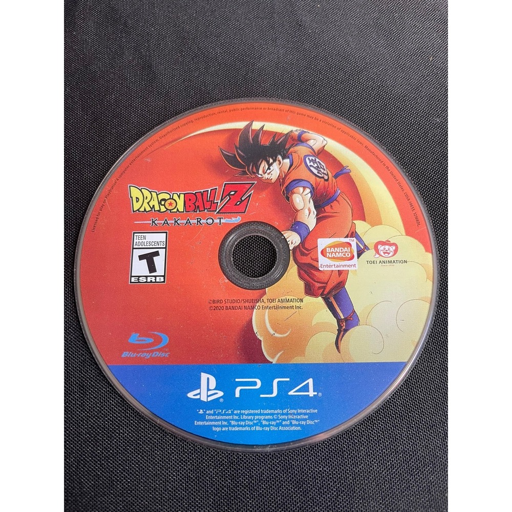 Dragon Ball Z Kakarot PS4 PlayStation 4 Video Game Disc Only CUSA-14655